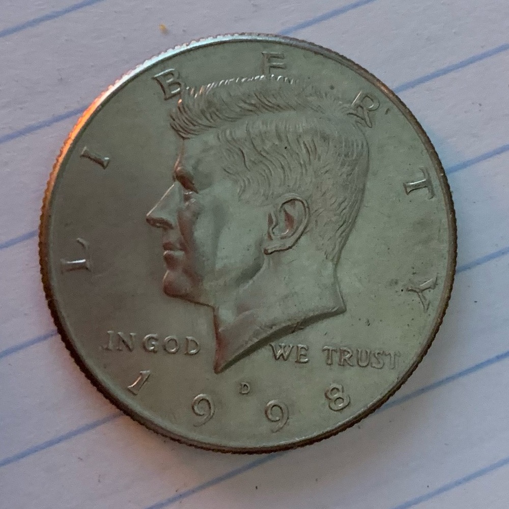Rare Kennedy half dollar 1996